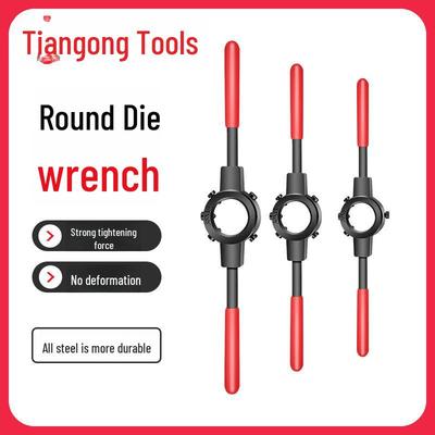 Tiangong Round Die & Wire Twister Hand Tool for Thread Tapping On Water Pipes