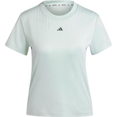 Airchill Hiit Training Short Sleeve T-Shirt Women Tops Linen-Green IX0632