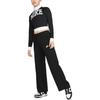 Nike Women's Mid-Rise Wide-Leg Sweatpants Black FB2728-010