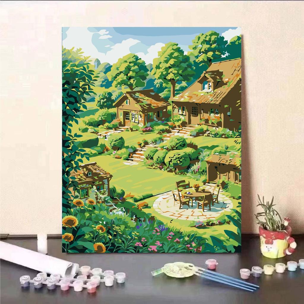 Hayao Miyazaki Summer Digital Oil DIY Painting: Healing, Stylish Living Room Decor Gift