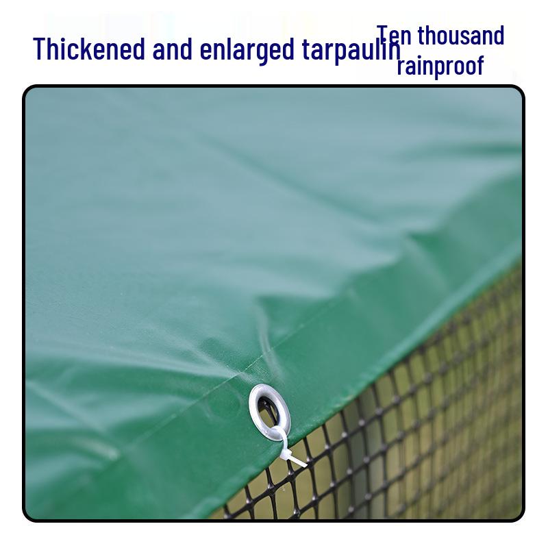 Extra Large Outdoor Chicken Coop & Cage: Rainproof, Sunproof, Multi-Use Shed for Ducks, Geese, and Peacocks