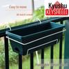 KEYSHEEL Rectangular Hanging Planter & Stand
