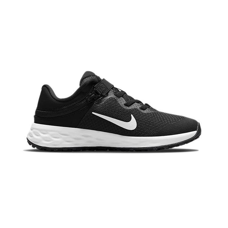 New Nike REVOLUTION 6 FlyEase Low Top Kids' Running Shoes Black White Children Aged 3 7 Years Old DD1114-003