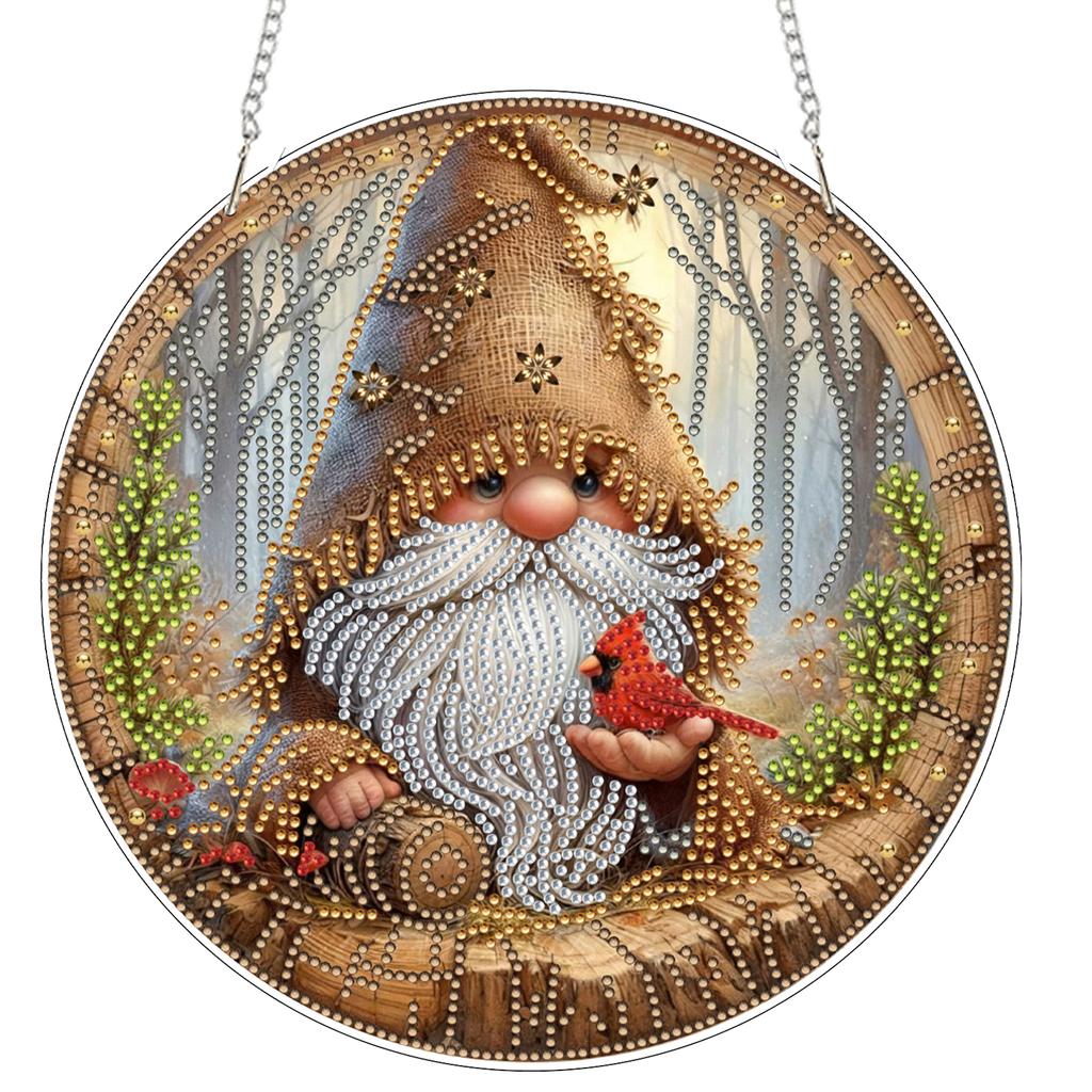 Landscape 2D Flat DIY Crystal Painting Crafts Kit Acrylic Diamond Painting Charms Kits for Living Room Home Office Decoration