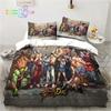 Street Fighter Printed Bedding Set Single Twin Full Queen King Size Bed Set Adult Kid Bedroom Retro Game Gamer Bedding Gift