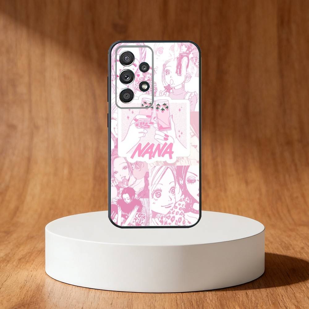 A-Anime N-NaNa O-Osaki Phone Case For Samsung S25,S24,S21,S22,S23,S30,Ultra,S20,Plus,Fe,Note,10,9,5G Black Cover