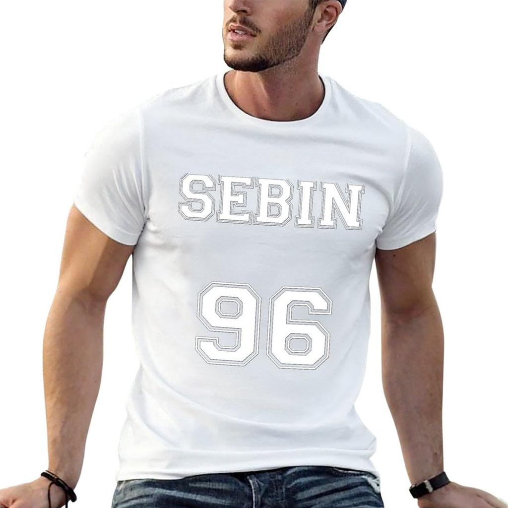 Sebin 96 Varsity Tshirt Big And Tall Loose Fit Tshirt