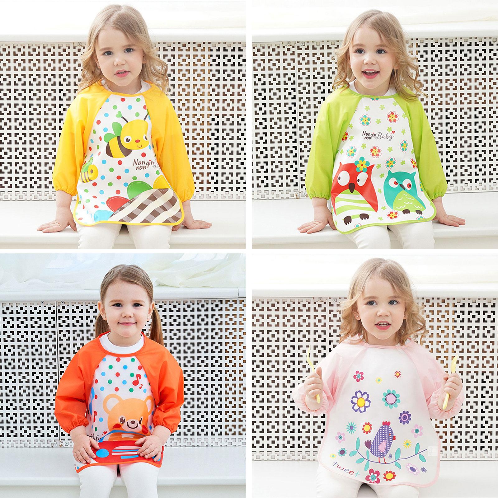 

Мультяшный Детский Нагрудник Водонепроницаемый Детский Едящий Одежда Детский Нагрудник Кормление Длинный Детский Фартук Бандана R0Z9