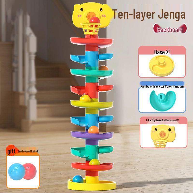 Stacking & Spinning Educational Toy for Babies 6 Months to 3 Years