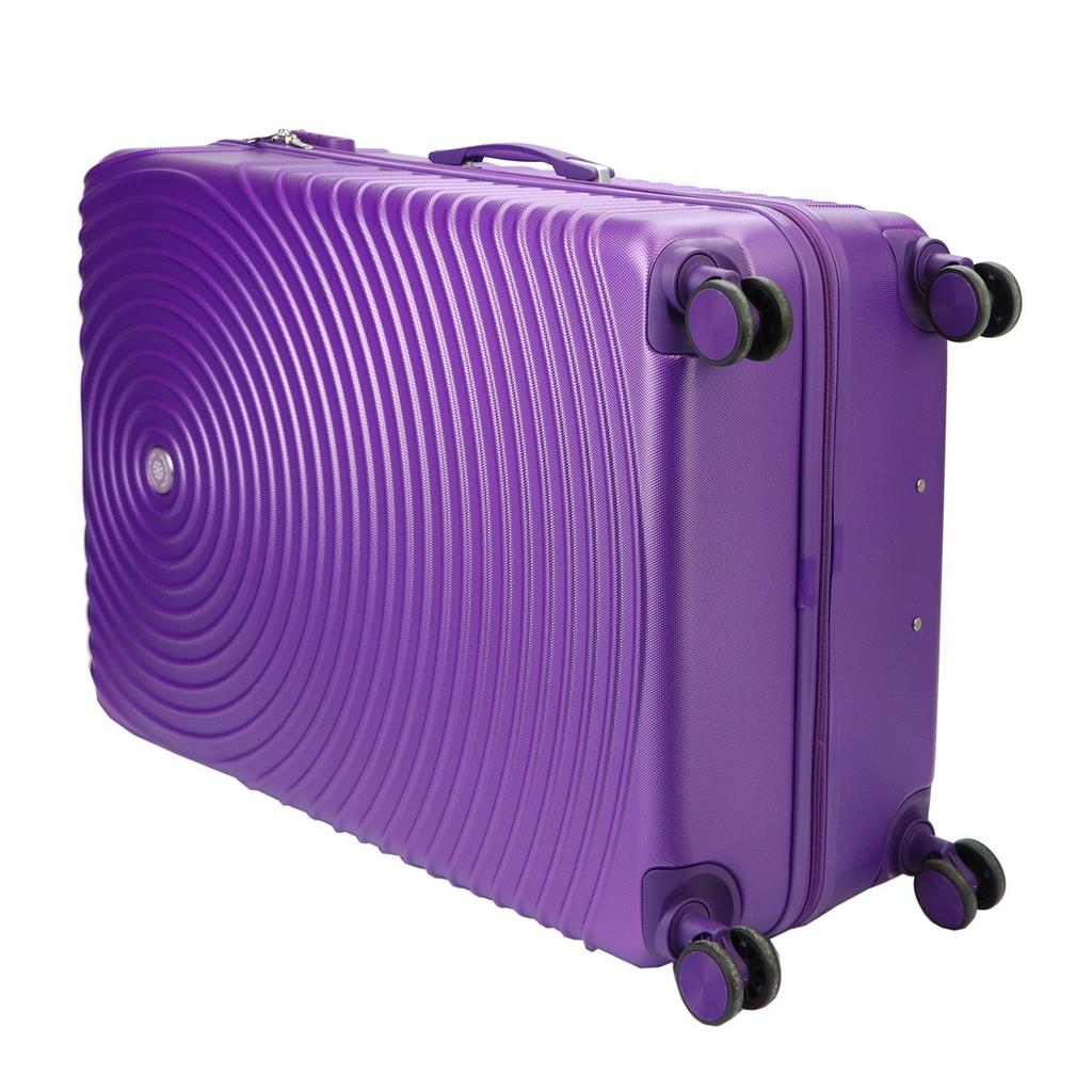 Mocna męska walizka z tworzywa ABS Leonardo da Vinci 3036-1 S32 (S036)