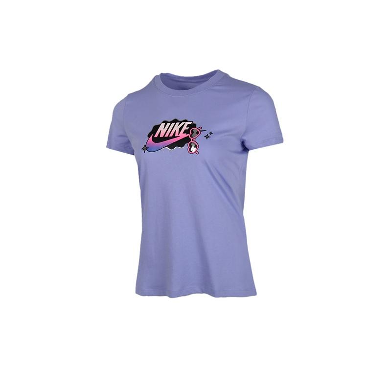 (WMNS) Nike SPORTSWEAR Short Sleeve Blue Cyan Women s CU9696-569 XS