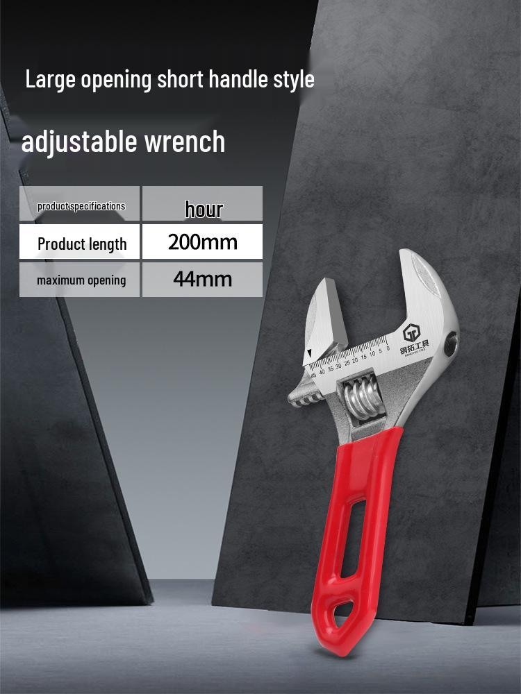 Cheie multifuncțională reglabilă de calitate industrială, deschidere mare, 12-18 inch, Unealtă pentru instalații sanitare
