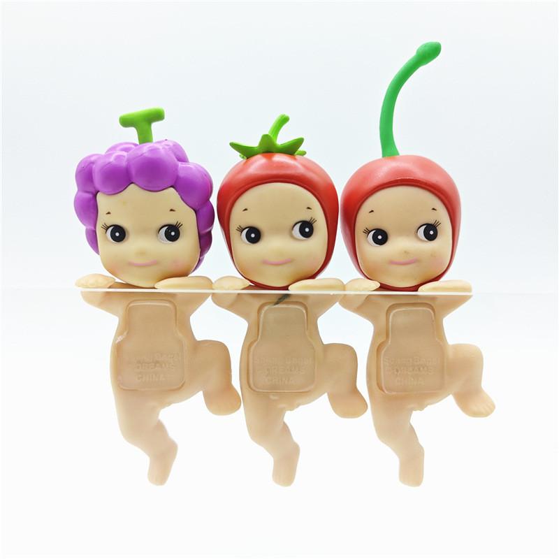 Entzückende PVC-Engelfiguren in Blindbox Fruchtlese Kollektion Geburtstagsgeschenk