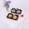 4Pcs Dollhouse Handmade Miniature Tea Cup Model Simulation Micro Tea Pot Scene Ornaments DIY Decorative Accessories