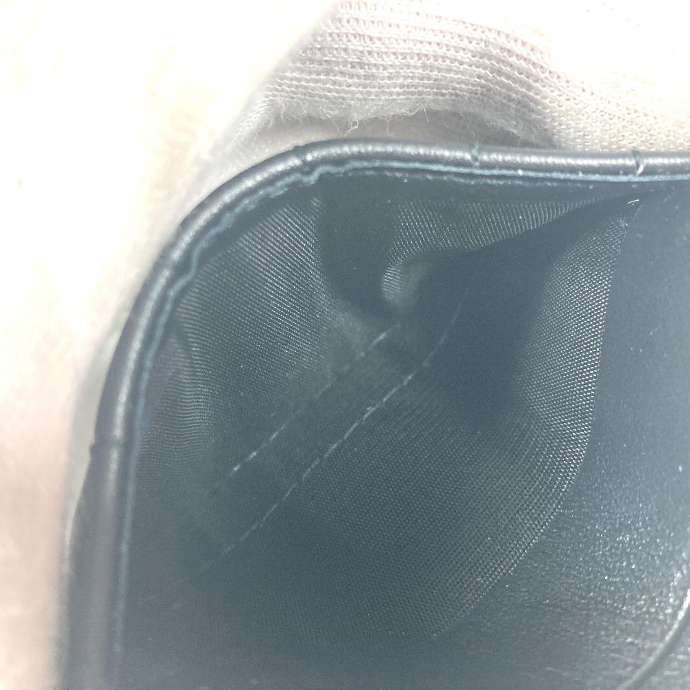 BURBERRY 8064827 TB logo Business Card Holder Card Case Leather Black Unused