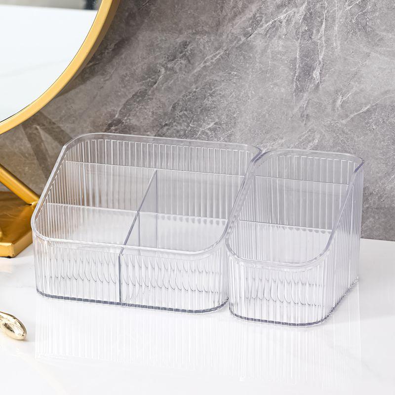 Desktop Cosmetics Storage Box Brushes Makeup Organizer Case Lipsticks Box Pencil Pens Jewelry Container Bathroom Accessories