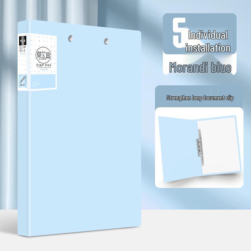 Thickened Test Paper Data Folder: Durable Clipboard for Students and Offices