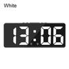 Modern LED Digital Clock with Large Display, Alarm, Temperature, Calendar & Nightlight for Bedside Decor