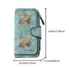 Clifford Cat Long Zipper Wallet Large Capacity Card Holder Unisex Clutch Bag Fashionable Zipper Coin Purse Perfect For Daily Commute Travel Shopping