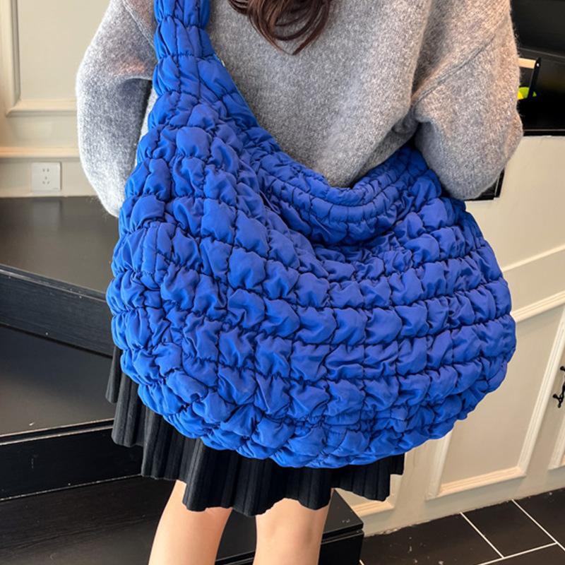 Cloud Pack Toot Pack Large Capacity Fashion Ruffled Crossbody Bag for Women