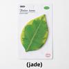 25 Unidades/set Notas adhesivas con forma de hoja, pegatinas de notas mensaje hoja pegatinas de notas bloc de notas