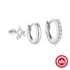 Triple Diamond Wear Earrings Earrings Earrings Set 3 Earrings Set