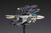 Wave Super Dimension Fortress Macross VF-1S Strike Valkyrie Fighter, Hikaru IchijoRoy Focker's, 1100 Scale, Approximately 17cm Long, Plastic Model