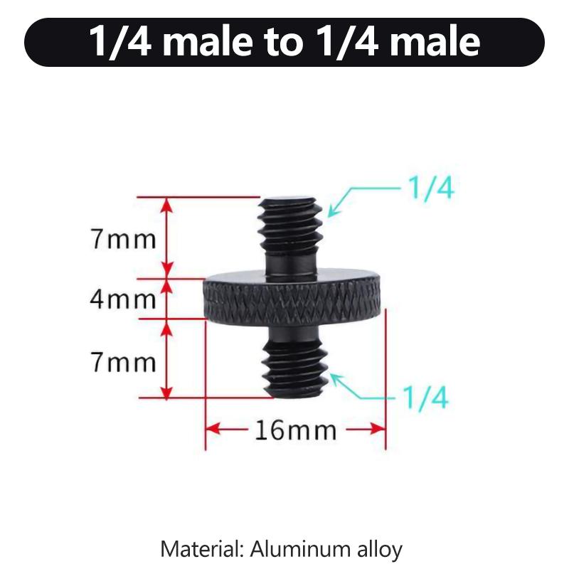 1/4 to 3/8 M5 M6 M8 Male to Female Conversion Thread Screws Tripod Screw Mount Adapter For GoPro insta360 DJI OSMO Action Camera
