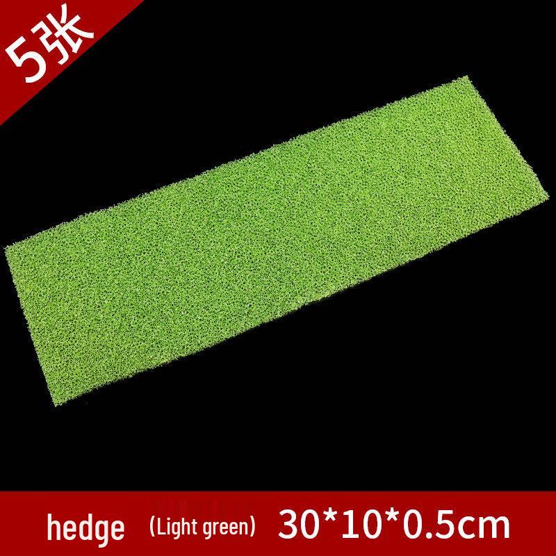 DIY Green Hedge Sandbox Shrub Model Materials for Outdoor Landscape and Simulation