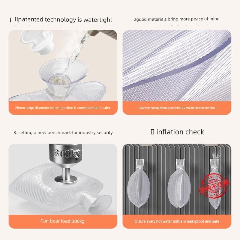 Thickened Explosion-Proof Hot Water Bottle for Heating, Suitable for Warming the Stomach and Bed, Special Water-Filled Hand Warmer for Girls, 2026