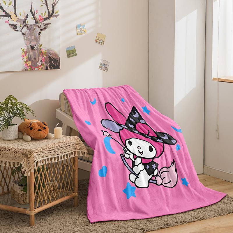 Kulomie Series Flannel Blanket 3D Printed Sofa Blanket Thickened Blanket