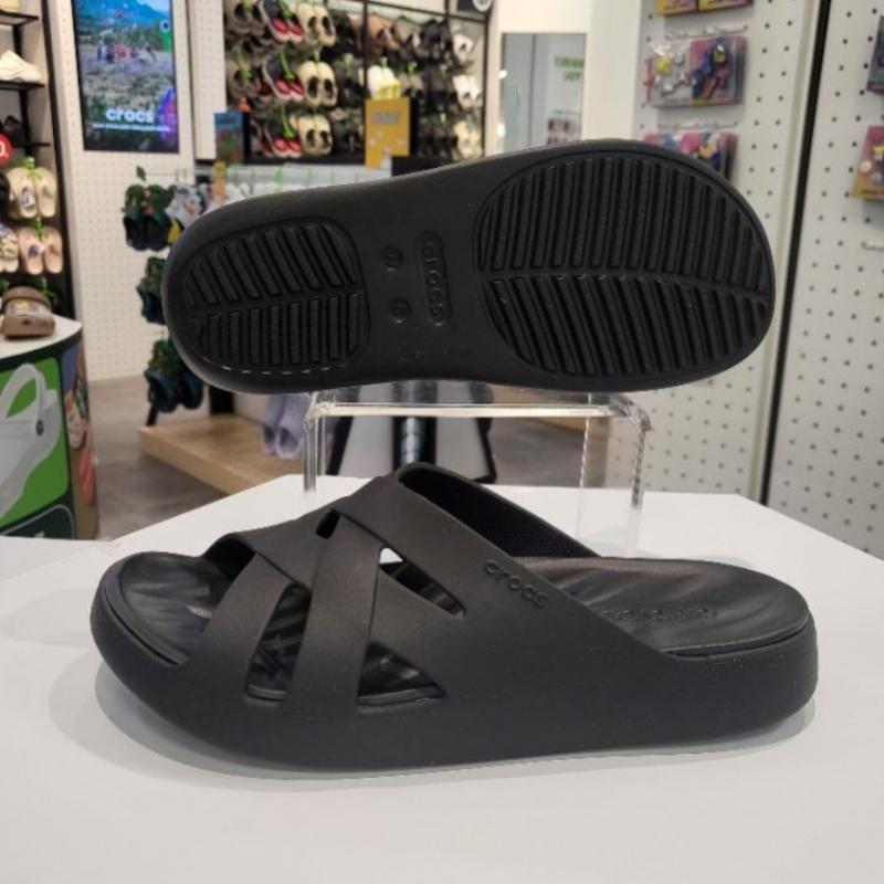 Crocs Getaway Weave Slide Black 210788 001