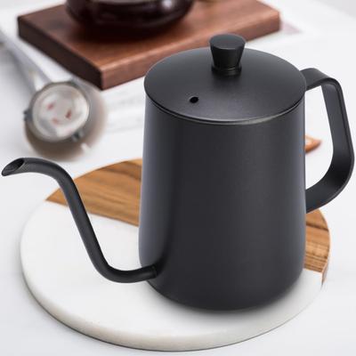 Lång smal pip Häll över kaffe 600 ml kapacitet Svanhalskanna Hållbar droppkanna Kaffebryggning