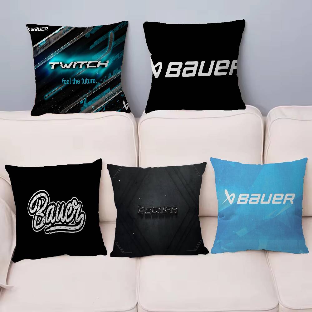 B-Bauer Hockey Maple Design Cushion Cover Happy Autumn Harvest Decor Holiday Decorati Pillow Cover