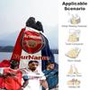 Arsenal Customize Text Blanket Cozy Personalized Blanket Durable Comfort Perfect for Office Couch Picnics Bed Ideal for All Seasons