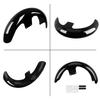Motorcycle Black 19" 21" 23" Wrap Front Fender Mudguard For Harley Touring Electra Street Glide Road King Ultra Custom Baggers