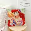 Zeichentrickfilm süße Kunst Die k-Kleine m-Meerjungfrau dn Bequeme weiche Kissenhülle für Sofa Wohnzimmer Heimdekoration Schutzhüllen