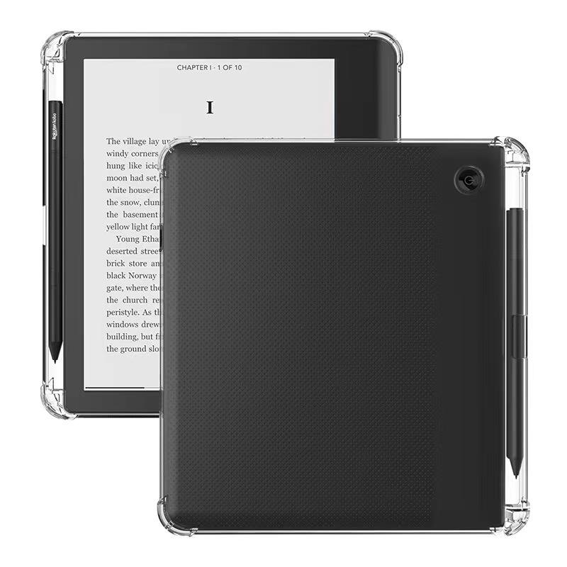 

For Kobo Sage TPU Case Transparent e-Reader Clear Cover Drop Protection A