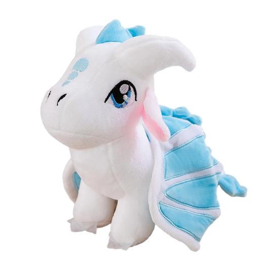 Huaqianguhh Flying Dragon Plush Toy, Soft Winged Stuffed Animal for Room Decor, Huggable Unique Gift Kids Adults