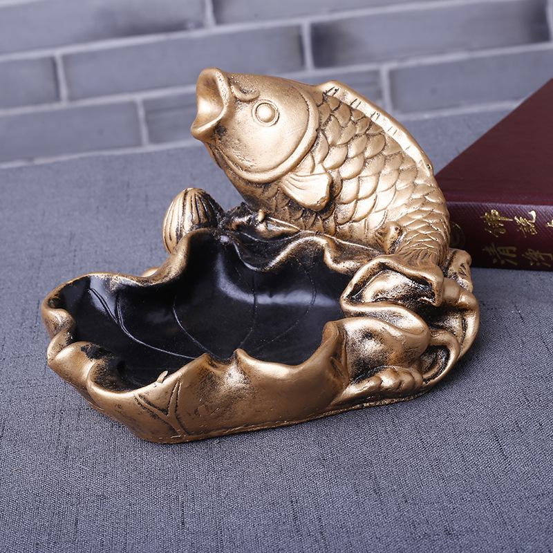 Chinese Wind Dragon Ashtray Creative Home Resin Artifact Decoration Ashtray Send A Friend Father's Day Gift