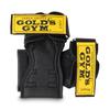 GYM Power Grip Classic Medium Power Improves Grip Strength and Focuses Training On Targeted Areas for Lat and Seated Gym Black with Yellow Label