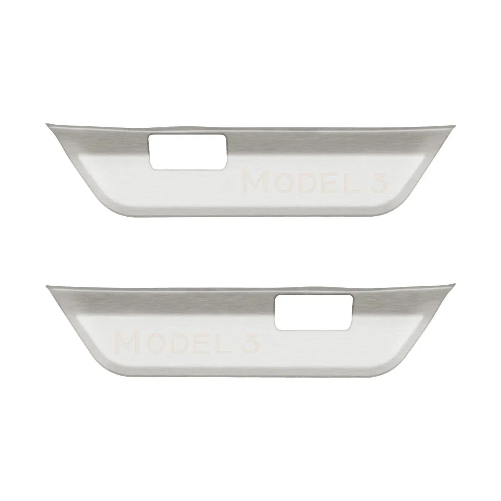 

Педаль приветствия для Tesla Model 3 Highland 2024 Передняя задняя дверная рама Защитная полоса Наклейка на порог Нержавеющая сталь