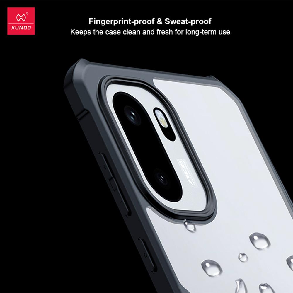 XUNDD Für OnePlus 15R 15 R Hülle Transparente Hülle Airbag Stoßfest Schutzhüllen Luxuriöse Rückabdeckung Mit Drehbarer Magnetischer Halterung Ständer