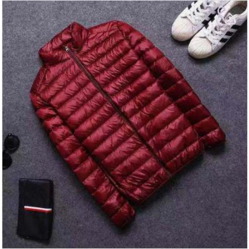 Autumn Winter Light Down Jacket Men's Fashion Hooded Short Large Ultra-thin Lightweight Youth Slim Coat Down Jackets