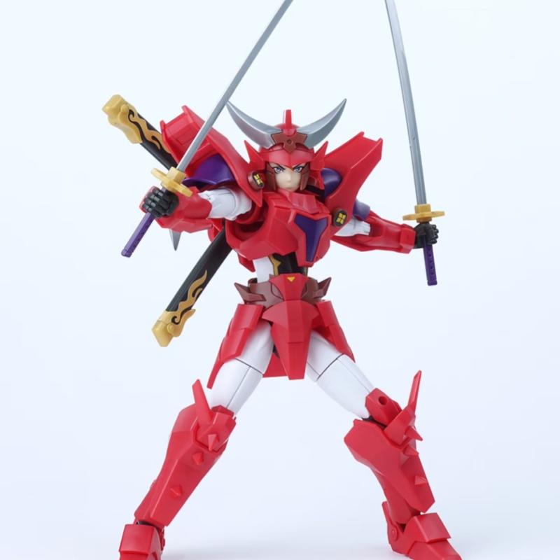 Auf Lager 30mf Yoroi·Shinden Samurai [Ronin Warriors] Gai des Feuers Anime Actionfiguren Montage Sammlungsspielzeug Geschenk