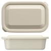Skater Storage Container Smoke Beige S 580ml with Fluffy Lid Food Lunch Case Made in Japan LFP6-A