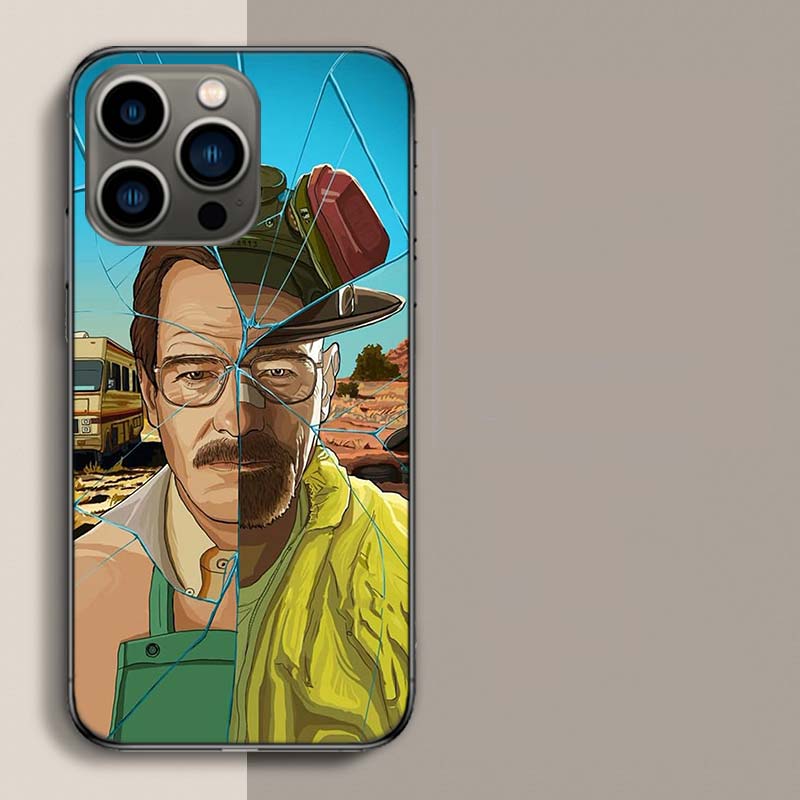 Breaking Bad Phone Case For Iphone 17 Air 15 Pro 14 Plus 16 Pro Max 17E 16E 12 13 Mini 11 Cover Cute Fundas