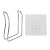 Paper Towel Holder Wall Mounted Adhesive Waterproof Stainless Steel Stable Load Bearing Tissue Roll Hook for Home