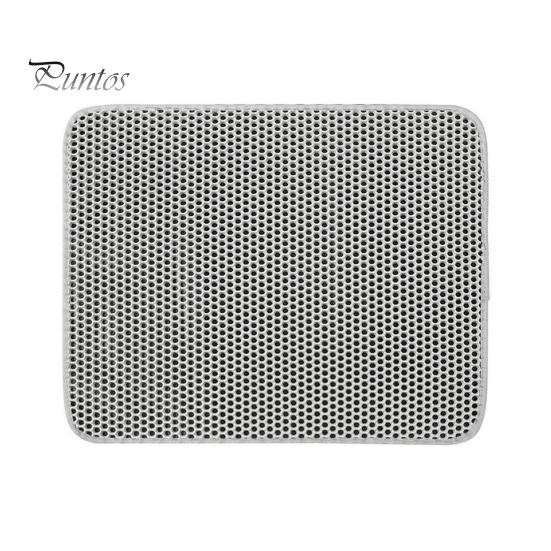 

Коврик для кошачьего туалета, водонепроницаемый, не пропускающий мочу, коврик-ловушка, двухслойный дизайн с сотами, нескользящий коврик для кошачьего туалета, принадлежности для котят 60cm серый