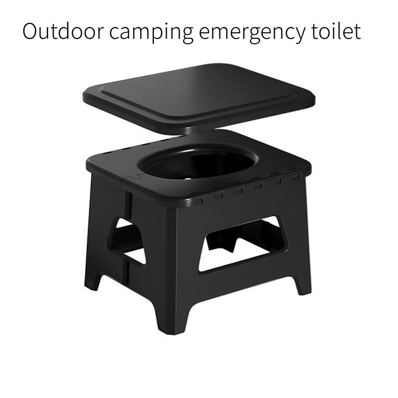 

Portable Outdoor Camping Toilet, Odor-Proof Vehicle-Mounted Mobile Toilet for Travel чёрный